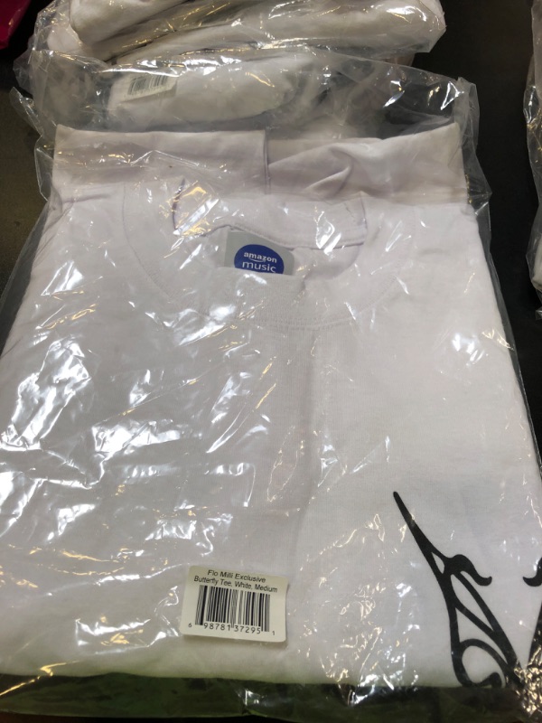 Photo 1 of Exclusive Flo Milli Butterfly Tee, White, Medium