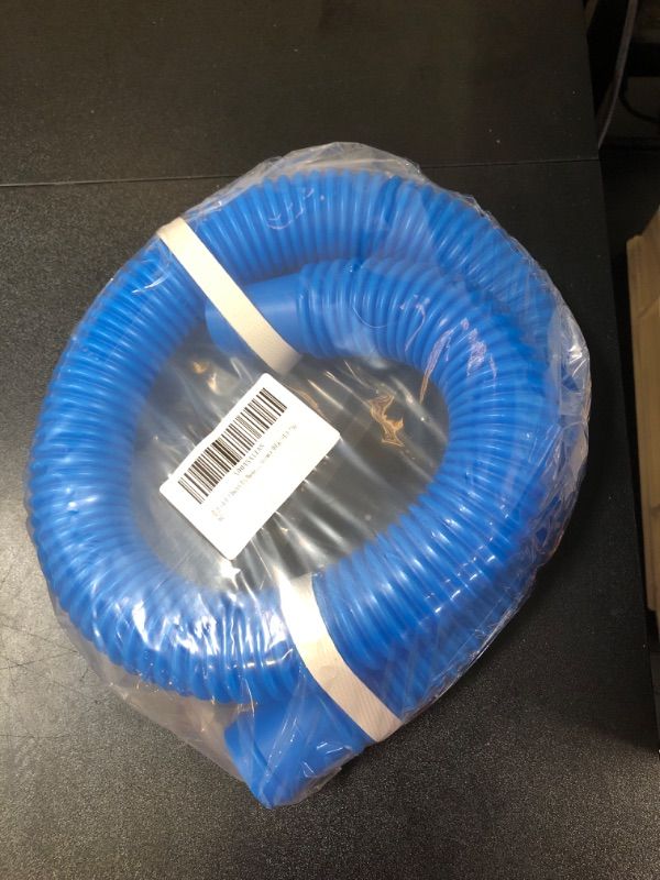 Photo 2 of 1-1/4 Inch x 3ft Above Ground Pools Replacement Hose for Pump 330 GPH, 530 GPH, and 1,000 GPH Compatible with Intex Coleman Summer Waves Pool Skimmer (Blue 1-1/4“by 3ft)