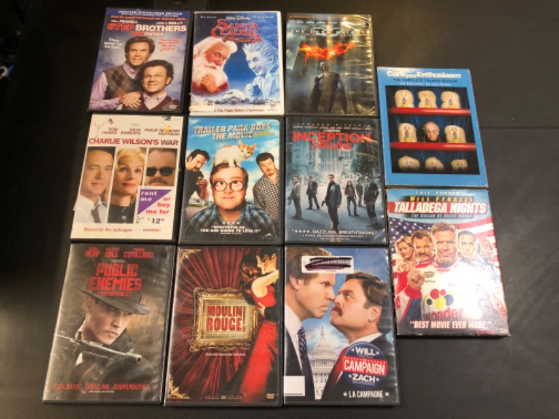 Photo 1 of 11PCS MISCELLANEOUS MOVIE BUNDLE -- SOLD AS IS 