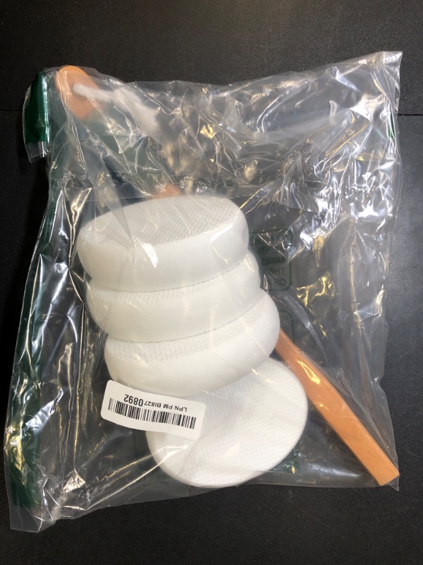 Photo 2 of AmazerBath Lotion Applicator for Back, Device to Apply your Back with Long Handled (White), 5 Piece Set