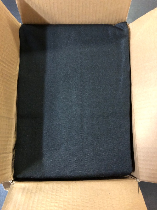 Photo 2 of 2 Pack Fitted Table Clothes - 48 x 24 Inch - Black Rectangle Tablecloths for 4 Foot Tables