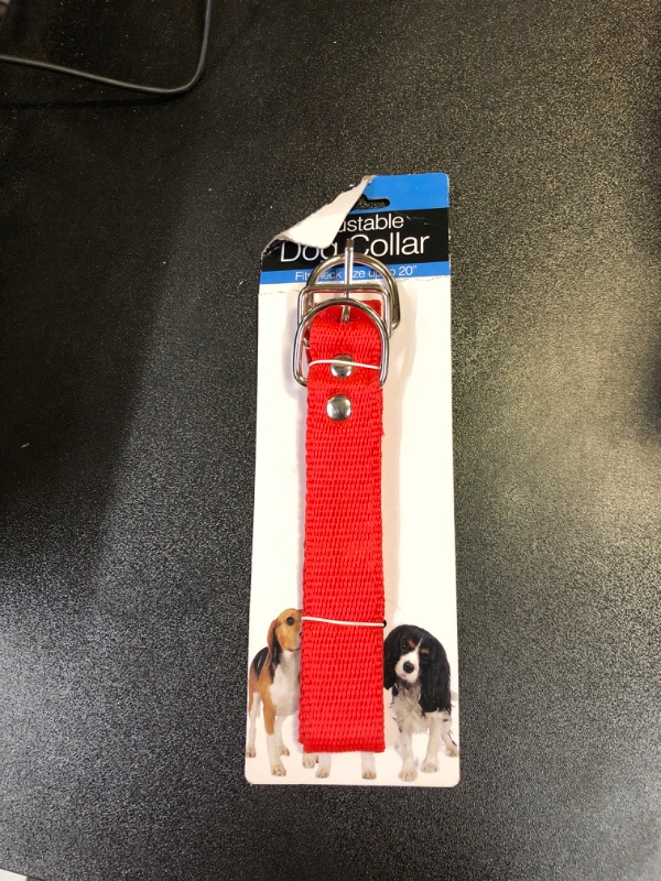 Photo 2 of Kole Imports Nylon Adjustable Dog Collar, NA up tp 20"