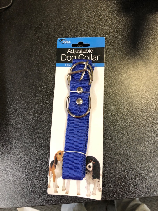 Photo 2 of Kole Imports Nylon Adjustable Dog Collar, NA up tp 20"