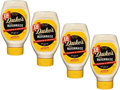 Photo 1 of DUKE'S Real Mayonnaise Squeez Bottle, 18 Fl Oz, Pack of 4
exp 4-17-25