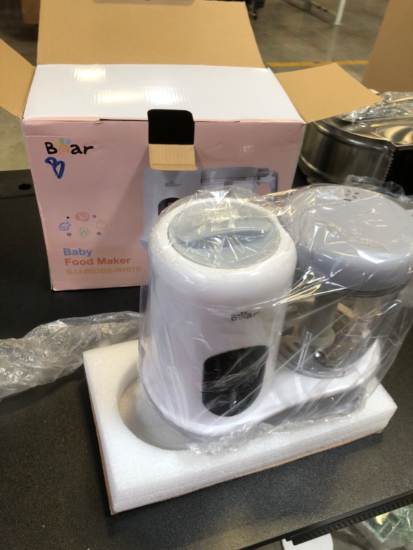 Photo 2 of Bear 2023 Baby Food Maker | One Step Baby Food Processor Steamer Puree Blender | Auto Cooking & Grinding | Baby Food Puree Maker with Self Cleans | Touch Screen Control