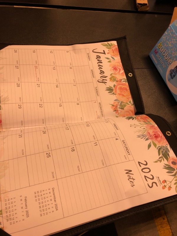 Photo 2 of 2025 Desk Calendar - Jan 2025 - Dec 2025, 12 Months Large Monthly Desk Calendar 2025, 22" x 17", Desk Pad, Large Ruled Blocks, to-do List & Notes, Best Desk/Wall Calendar for Planning or Organizing