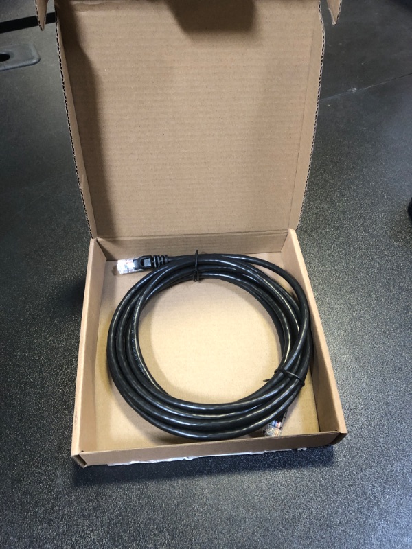 Photo 2 of Amazon Basics RJ45 Cat-6 Gigabit Ethernet Patch Internet Cable - 10 Foot