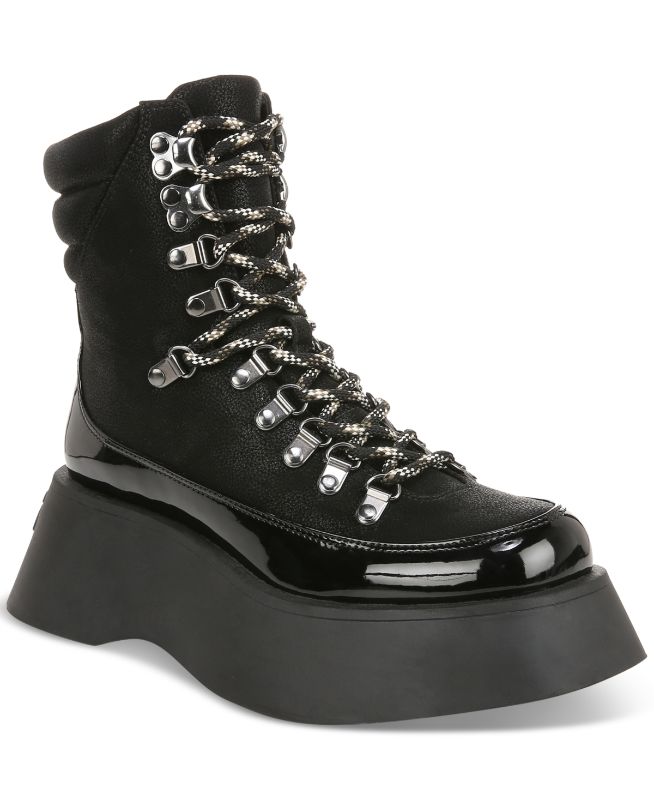 Photo 1 of [Size 7] CIRCUS NY Women's Black Gail Lace-up Boots - Size 7
