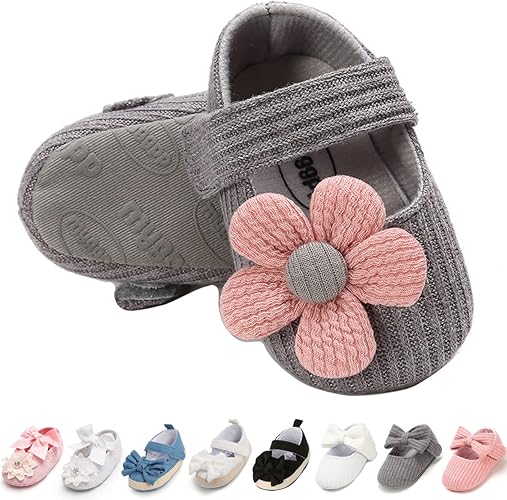 Photo 1 of [Size 0-6mo] Ohwawadi Infant Baby Boys Girls Slippers Cozy Fleece Booties Soft Bottom Warm Cartoon Socks Newborn Crib Shoes 