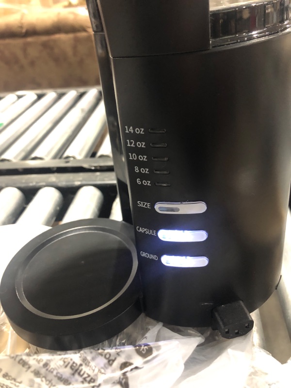 Photo 1 of 4 IN 1 Single Serve Coffee Maker with Milk Frother and Coffee Grinder, Coffee Maker for K Cup and Ground Coffee, with 30 oz Removable Water Reservoir, 6 to 14 oz. Brew Sizes, Coffee Machine for Home