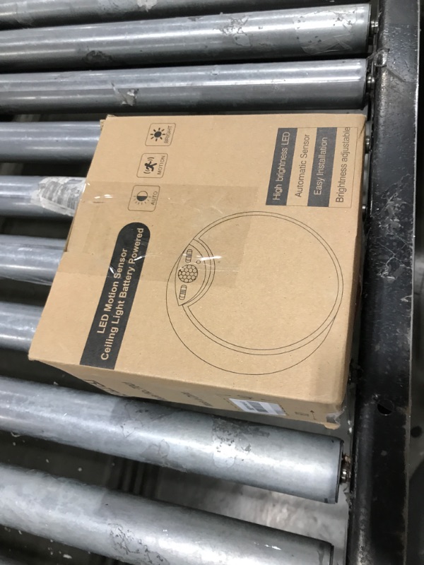 Photo 1 of 2-Pack Motion Sensor LED Ceiling Lights 4D Battery Operated, 7.48inch 6500K Dimmable Flush Mount Light Fixtures with Remotes, Wireless Ceiling Lamps for Closet Pantry Laundry Garage(Battery Not Included)