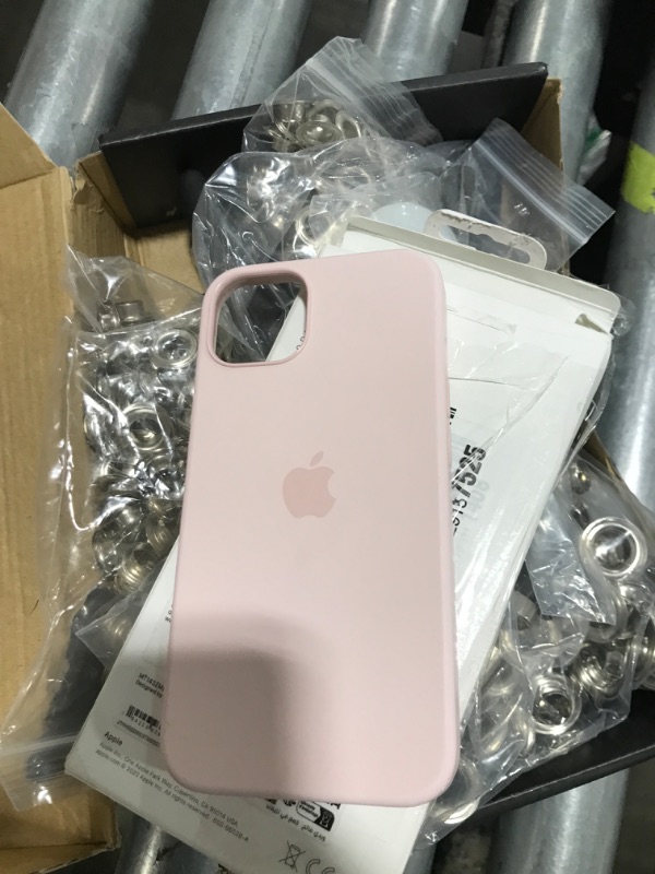 Photo 2 of Apple iPhone 15 Plus Silicone Case with MagSafe - Light Pink