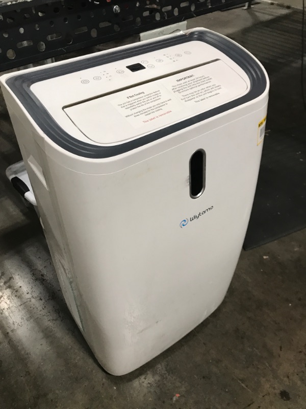 Photo 3 of 14000 BTU Portable Air Conditioner Cools 700 Sq. Ft. with Dehumidifier in White


