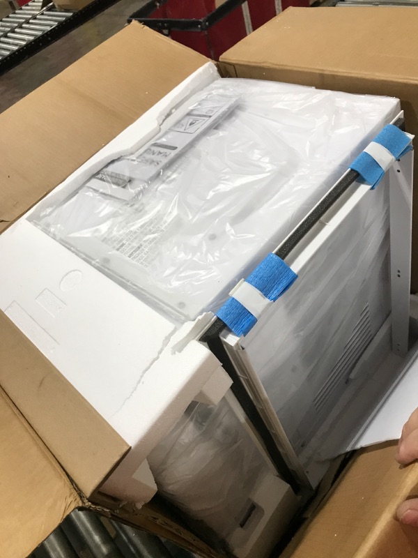 Photo 1 of Keystone 8,000 BTU Slider Window Air Conditioner and Dehumidifier, 115V Air Conditioner Window Unit for Bedroom, Living Room, and Small-Medium Sized Rooms up to 350 Sq.Ft., 4-Way Air Direction Control