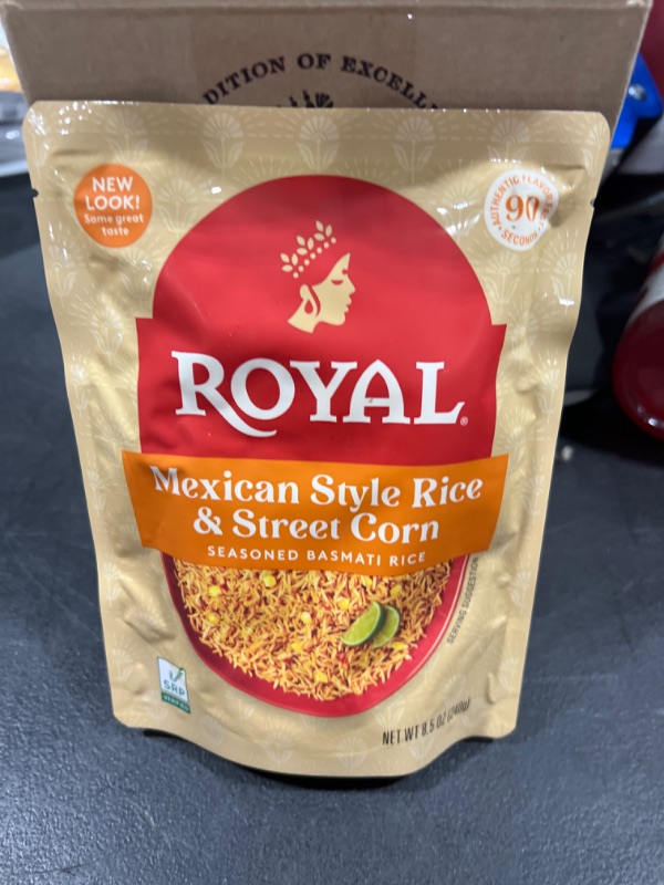 Photo 1 of  bb 08-05-2025   Royal Rice & Street Corn, Mexican Style, 8.5 Ounce