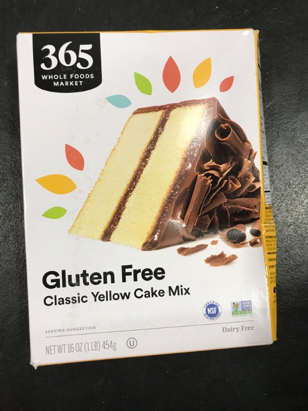 Photo 1 of [Pack of 3] 365 by Whole Foods Market Mix Cake Yellow Gf 16 Ounce
