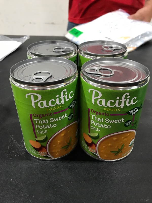 Photo 2 of [Pack of 4] Pacific Foods Organic Plant Based Gluten Free Vegan Thai Sweet Potato Soup - 16.3oz