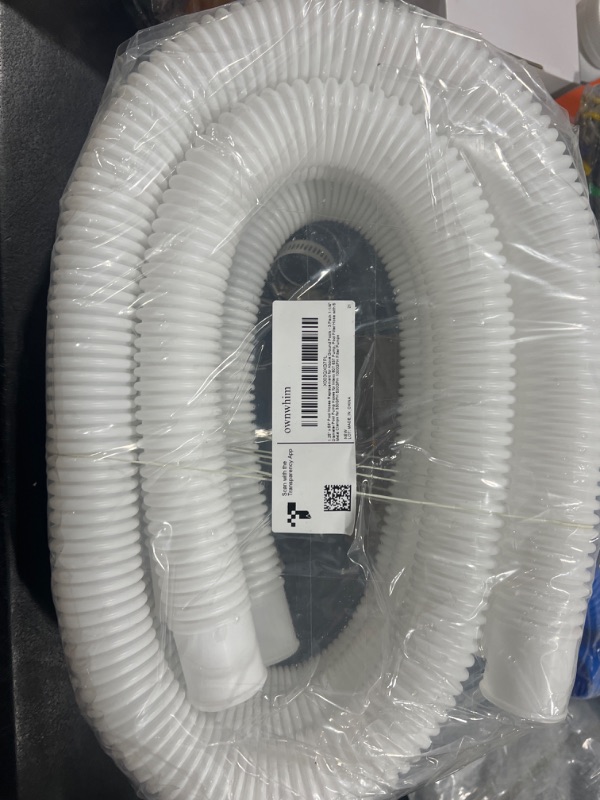 Photo 2 of 1.25" x 59" Pool Hoses Replacement for Above Ground Pools - 3 Pack 1-1/4" Diameter Pool Pump Hoses for Intexx 607 637 Pump, Pool Filter Hose with 6 Metal Clamps for 330GPH 530GPH 1000GPH Filter Pumps