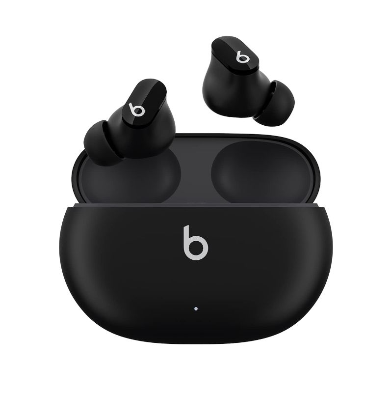 Photo 1 of Beats Studio Buds - True Wireless Noise Cancelling Earbuds - Compatible with Apple & Android, Built-in Microphone, IPX4 rating, Sweat Resistant Earphones, Class 1 Bluetooth Headphones - Black Black Studio Buds Without AppleCare+ 