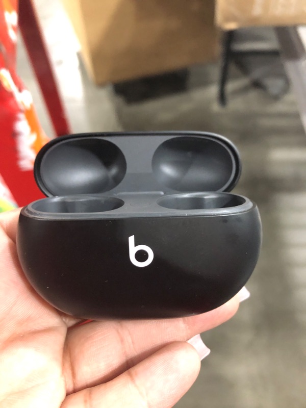 Photo 2 of Beats Studio Buds - True Wireless Noise Cancelling Earbuds - Compatible with Apple & Android, Built-in Microphone, IPX4 rating, Sweat Resistant Earphones, Class 1 Bluetooth Headphones - Black Black Studio Buds Without AppleCare+ 