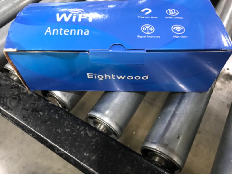 Photo 2 of Eightwood Dual Band WiFi Antenna 2.4GHz 5GHz RP-SMA WiFi Antennae with 200cm Extension Cable for PC Desktop Computer PCI PCIe WiFi Bluetooth Card Wireless Network Router