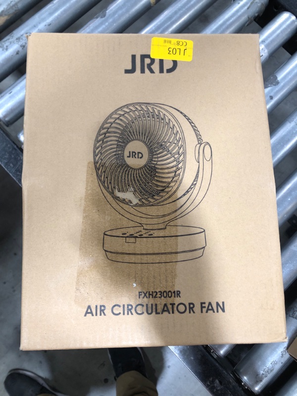 Photo 2 of Air Circulator Fan for Bedroom, 13Inch 28dB Quiet Table Fan with 3 Speed, Remote Control, 90° Oscillating Fan with 7H Timer, 120° Adjustable Tilt, Powerful Desk Fan for Whole Room Home Office