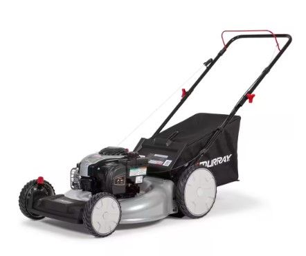 Photo 1 of 21 in. 140 cc Briggs and Stratton Walk Behind Gas Push Lawn Mower with Height Adjustment and with Mulch Bag MNA152703