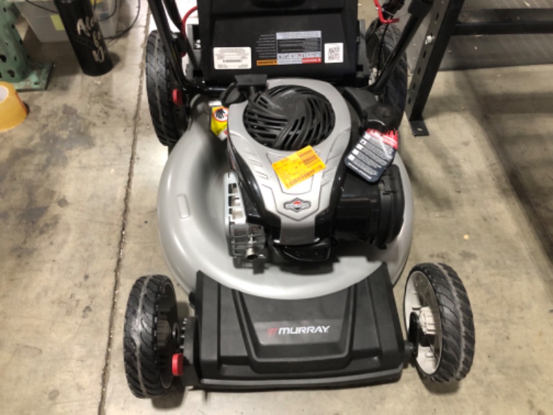 Photo 2 of 21 in. 140 cc Briggs and Stratton Walk Behind Gas Push Lawn Mower with Height Adjustment and with Mulch Bag MNA152703