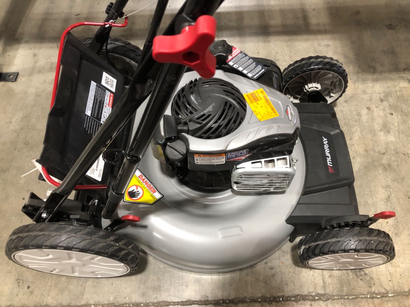 Photo 4 of 21 in. 140 cc Briggs and Stratton Walk Behind Gas Push Lawn Mower with Height Adjustment and with Mulch Bag MNA152703