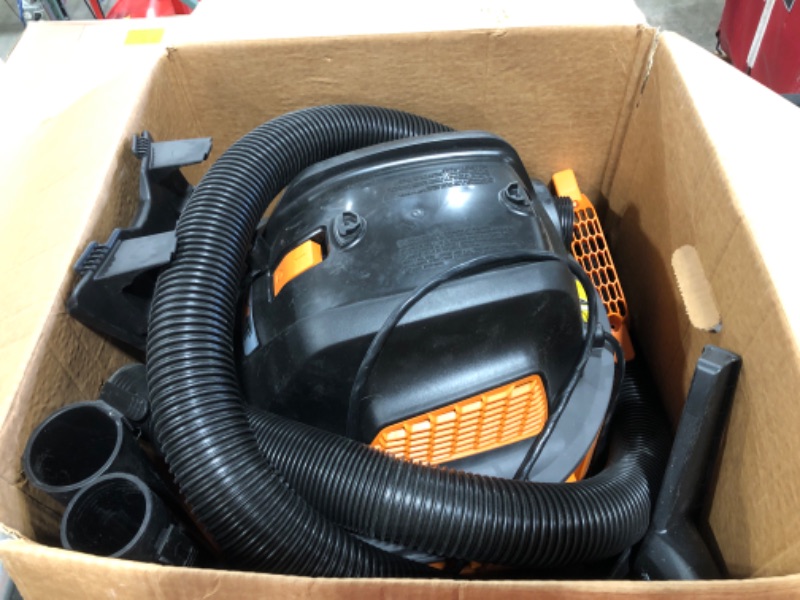 Photo 2 of Ridgid 14 gal. 6.0-Peak HP NXT Wet/Dry Shop Vacuum with Filter and Hose