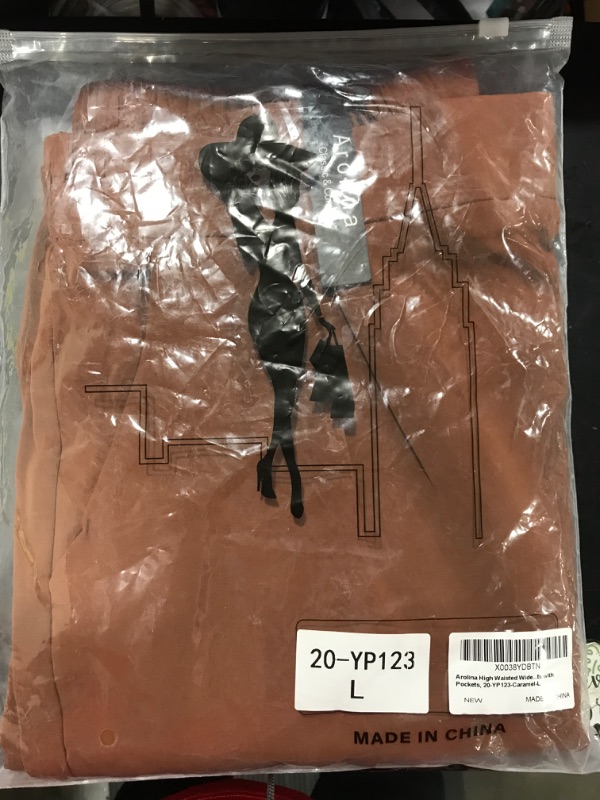 Photo 1 of [Size L] Arolina High Waisted Wide Leg Pants for Women Casual Flowy Long Loose Fit Palazzo Lounge Pants with Pockets