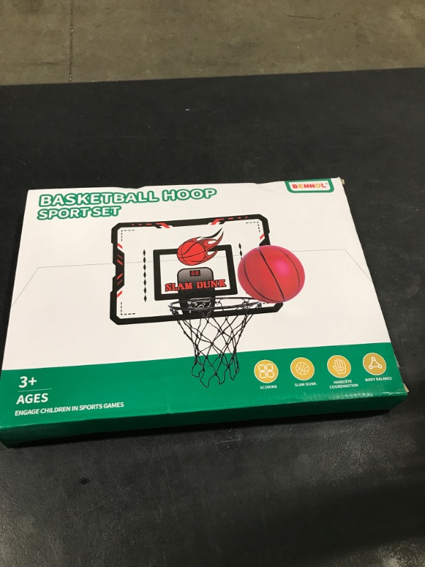 Photo 1 of 
Doloowee Mini Basketball Hoop for Kids, Basketball Hoop Indoor with Lighted Electronic Scoreboard & 4 Balls, Basketball Toys for 3 4 5 6 7 8 9 10 11 12...