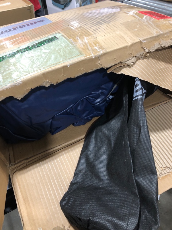 Photo 1 of Bestway Tritech Air Mattress King Raised 24" with Built-in AC Pump, Navy