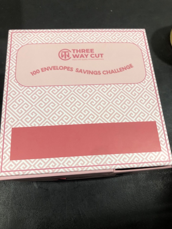 Photo 3 of 100 Envelopes Money Saving Challenge Pink - Save 5050 Dollars In 100 Days Premium Kit, 100 Cash Envelopes & Organizer Box Set, Trendy Tiktok & Youtube Bucks Savings Challenge, Fun Gift Ideas