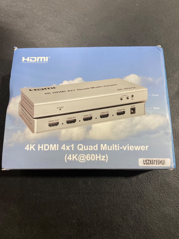 Photo 5 of 4k@60hz HDMI Multi-Viewer Switch with PIP, NEWCARE HDMI Multi-Switcher 4 in 1 Out for Seamless Switch, 4x1 HDMI Multiviewer Supports 8 Viewing Modes, 4k x 2k, 1080P, for Xbox, PS3/4/5