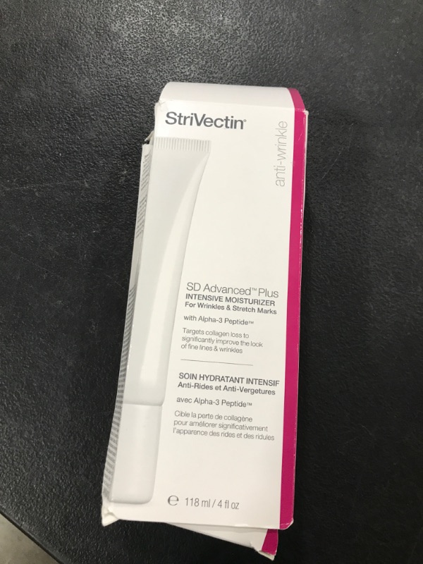 Photo 2 of StriVectin SD Advanced™ Plus Intensive Moisturizer for Wrinkles & Stretchmarks, For Face & Body, Collagen Boosting with Peptides & Hyaluronic Acid, 4 Fl Oz (Pack of 1)