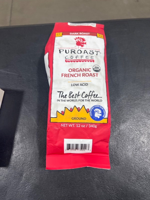 Photo 2 of 100% Organic Fair Trade Ground French Roast Coffee BB 10-11-2024