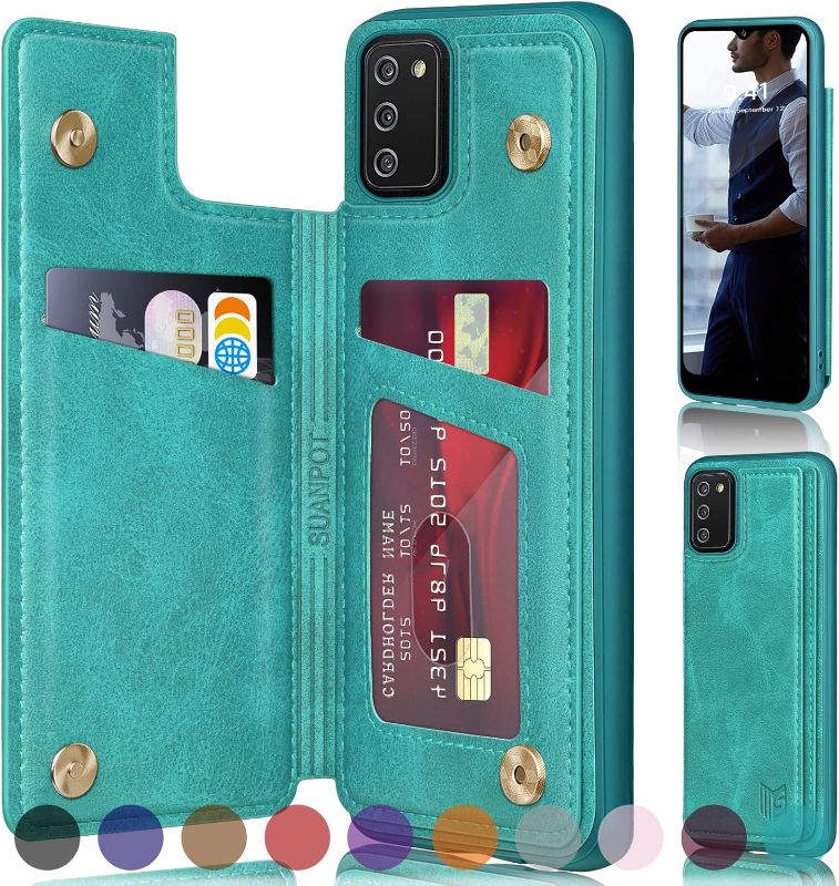 Photo 1 of 
SUANPOT?RFID Blocking for Samsung Galaxy A02S Wallet case with Credit Card Holder,Flip Book PU Leather Phone case Cover Cellphone Women Men for Samsung A02S...