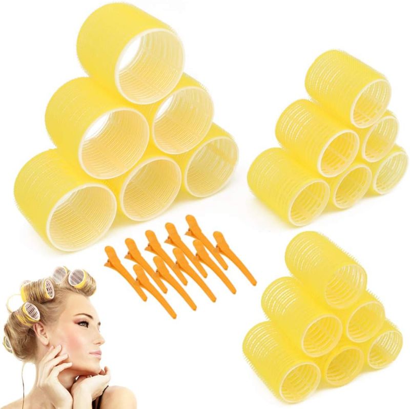 Photo 2 of 
Jumbo Size Hair Roller sets, Self Grip, Salon Dressing Curlers, 3 Inch 18 Packs (6XJUMBO+6XLARGE+6XMEDUIEM)
Size:28 Piece Set