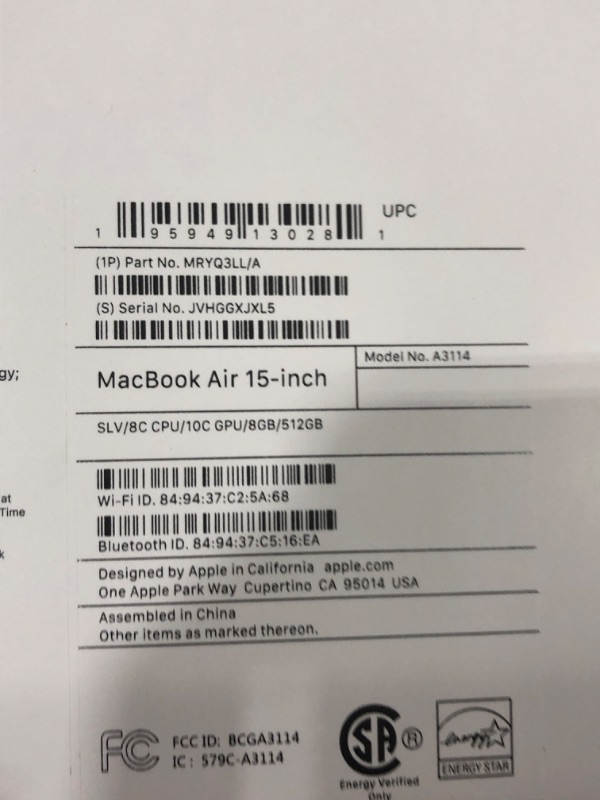 Photo 8 of Apple 2024 MacBook Air 15-inch Laptop with M3 chip: Built for Apple Intelligence