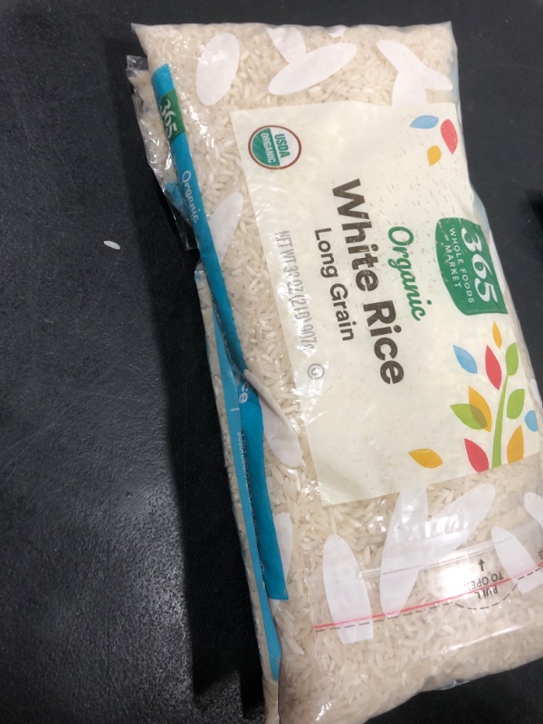 Photo 2 of 365 by Whole Foods Market, Organic Long Grain White Rice, 32 Ounce PACK OF 2 EX--12/18/2024