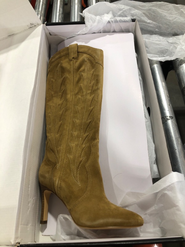 Photo 2 of Nine West Women's RADORY Knee High Boot, Caramel 101, 7