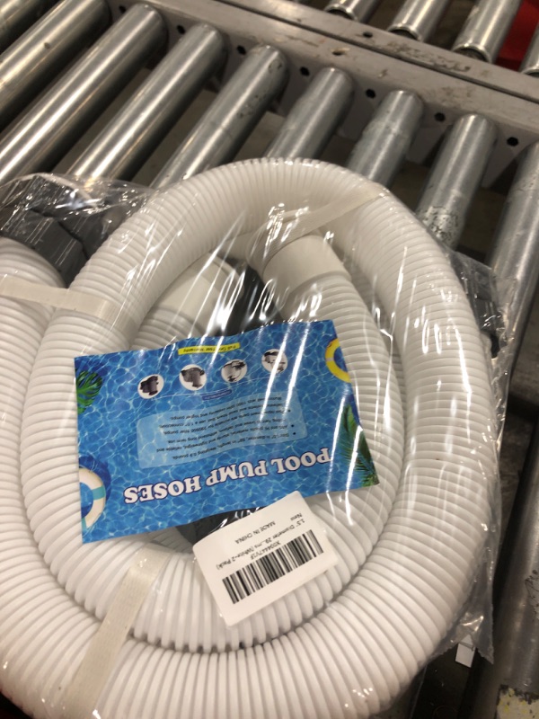 Photo 2 of 1.5" Diameter 29060E Pool Pump Replacement Hose for Above Ground Pools,Connection Swimming Pool Hose Compatible with Intex Pool Filter Pumps & Saltwater Systems (White-2 Pack)