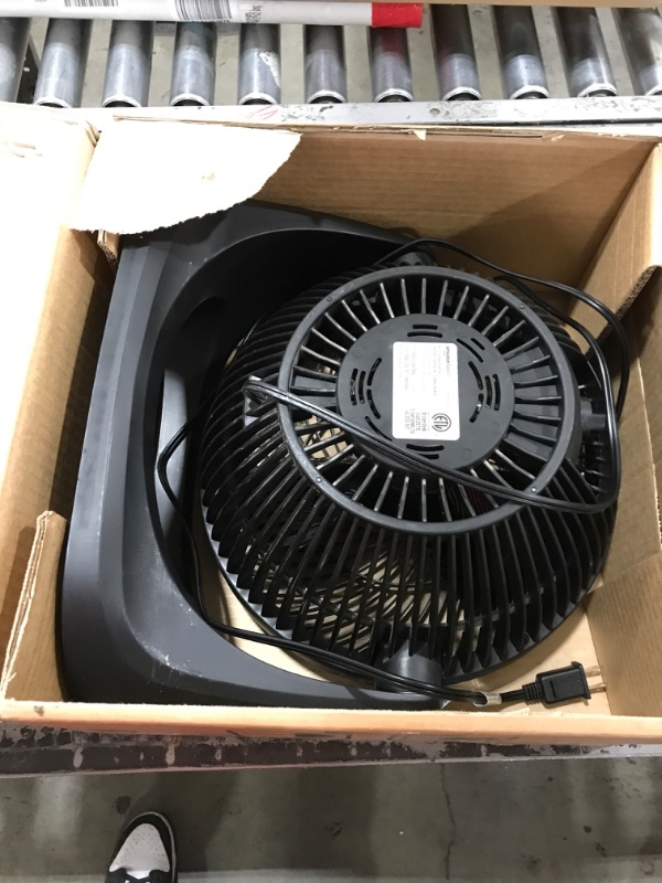 Photo 2 of Amazon Basics 15-Inch Air Circulator Desk Fan with 90-Degree Tilt Head and 3 Speed Settings