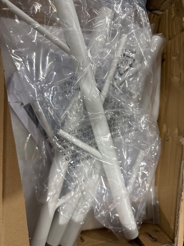 Photo 1 of Heavy Duty Coat Rack with Natural Marble Base, Freestanding Metal Coat Stand with 8 Hooks, Modern Stable Coat Hanger Tree for Bags, Jacket, Clothes, and Hats, White Metal