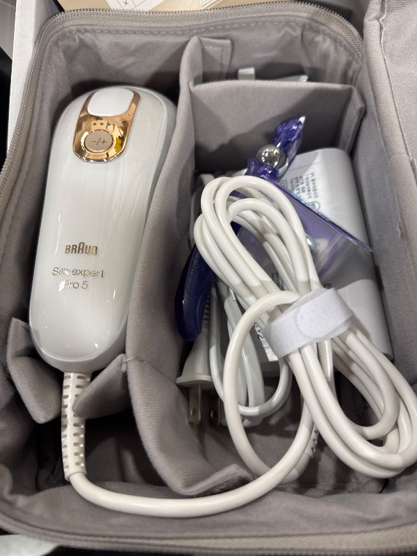 Photo 2 of IPL Silk·Expert Pro 5 PL5157, at Home Laser Hair Removal, Latest Generation IPL, Holiday Gifts for Women and Men, at-Home Hair Removal System with Soft Pouch and Precision Head