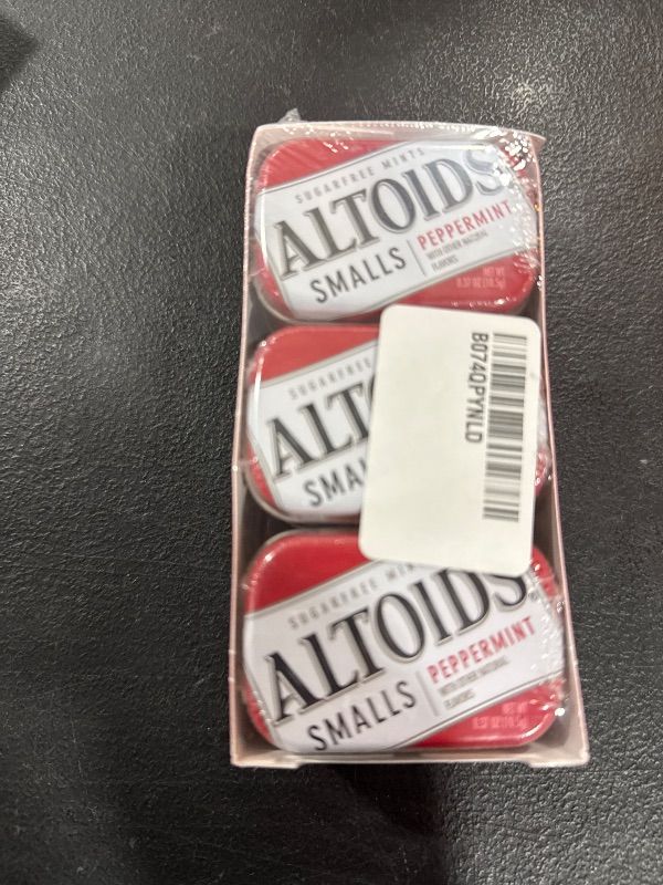 Photo 3 of Altoids Mints, Sugarfree, Peppermint, Smalls - 0.37 oz