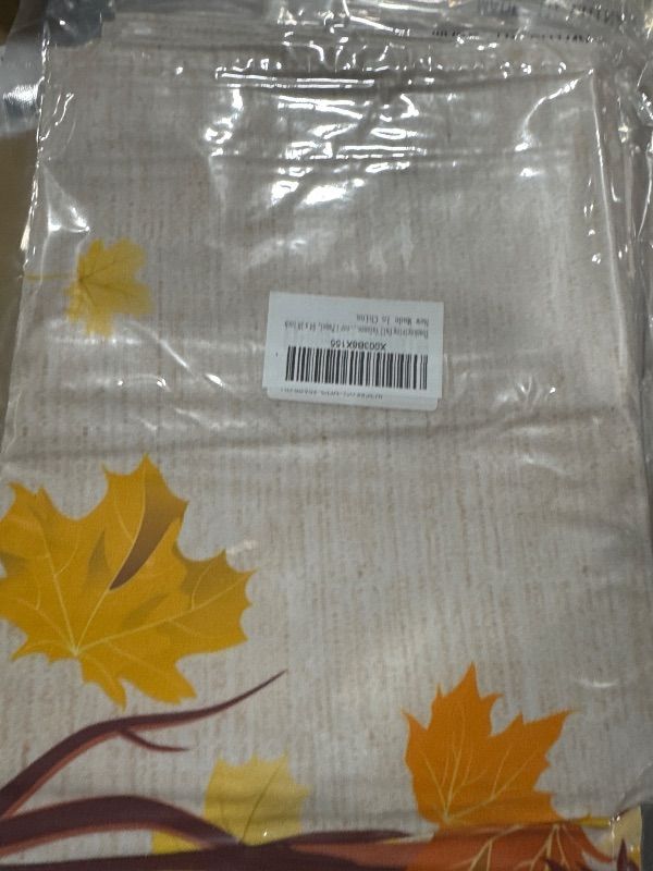 Photo 2 of Thanksgiving Fall Valances Windows Curtain Farm Truck Fall Kitchen Curtains Valances Rod Pocket Pumpkin Maple Leaf Orange Yellow Short Topper Curtains Autumn, Fall Seasonal Decor 1 Panel, 54 x 18 inch