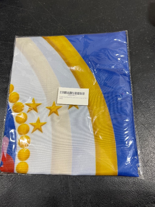 Photo 1 of Minnesota State Flag 3x5FT Minnesota MN Flags State of Minnesota Flag Vivid Colour, Double Stitching with Brass Grommets for Indoor Outdoor Party Yard Decor