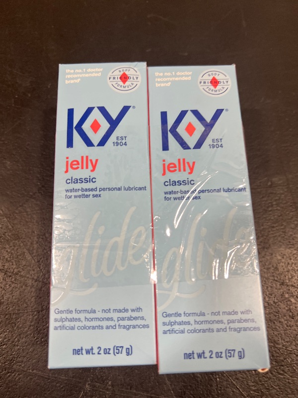 Photo 2 of  2 PACK   K-Y Jelly Water-Based Personal Lube BB 02-14-2026 